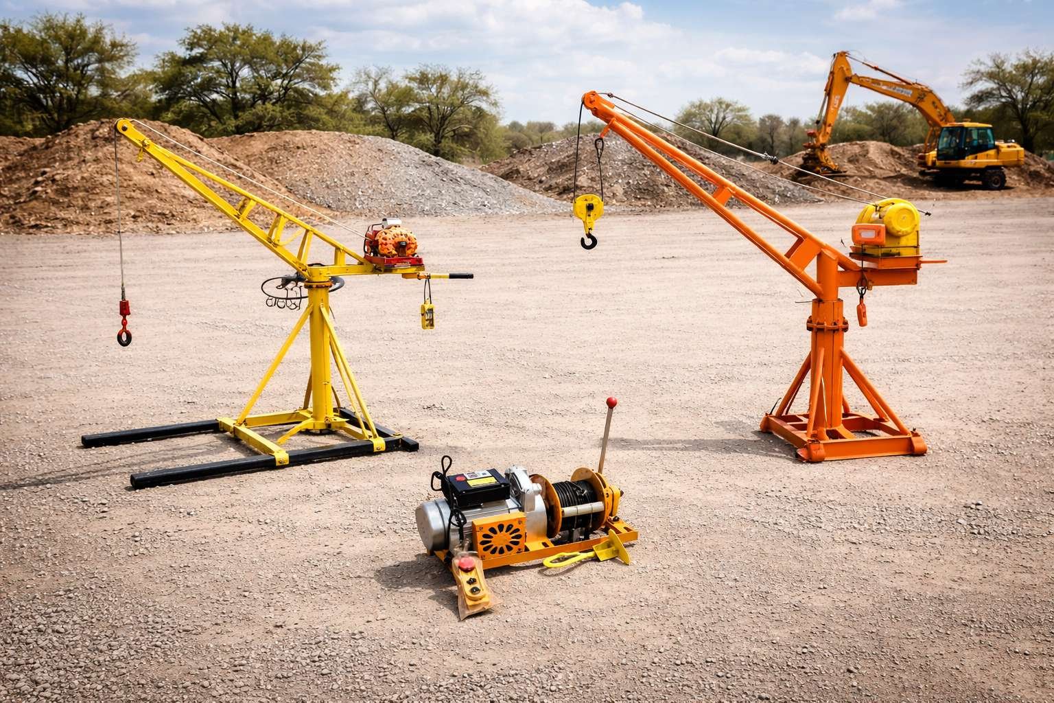 Mini Cranes and Winch